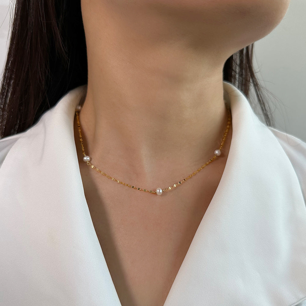 Loose Freshwater Pearl 14k Gold - La Fratellanza Jewelry