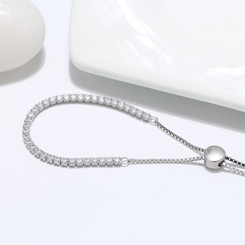 Zirconia Tennis Bracelet 1.5mm - La Fratellanza Jewelry