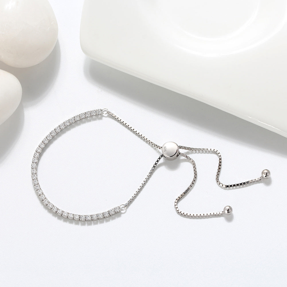 Zirconia Tennis Bracelet 1.5mm - La Fratellanza Jewelry