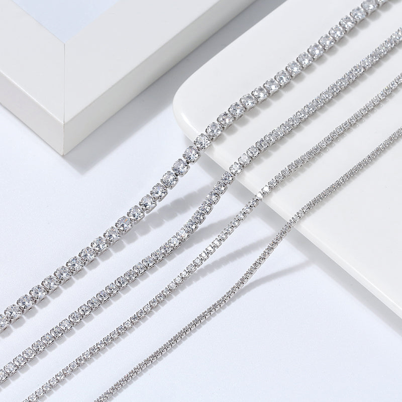 Zirconia set 3mm - La Fratellanza Jewelry