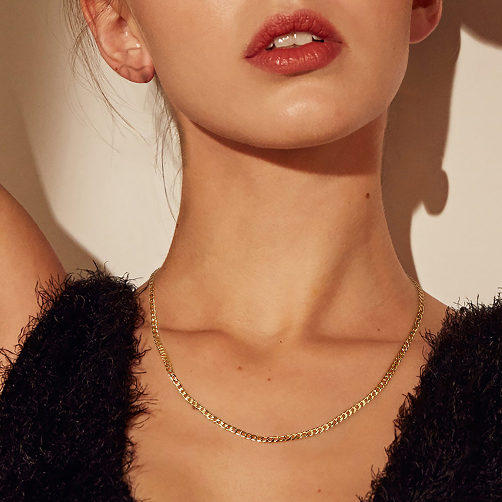 Italian Cuban Chain 5mm 18k Gold - La Fratellanza Jewelry