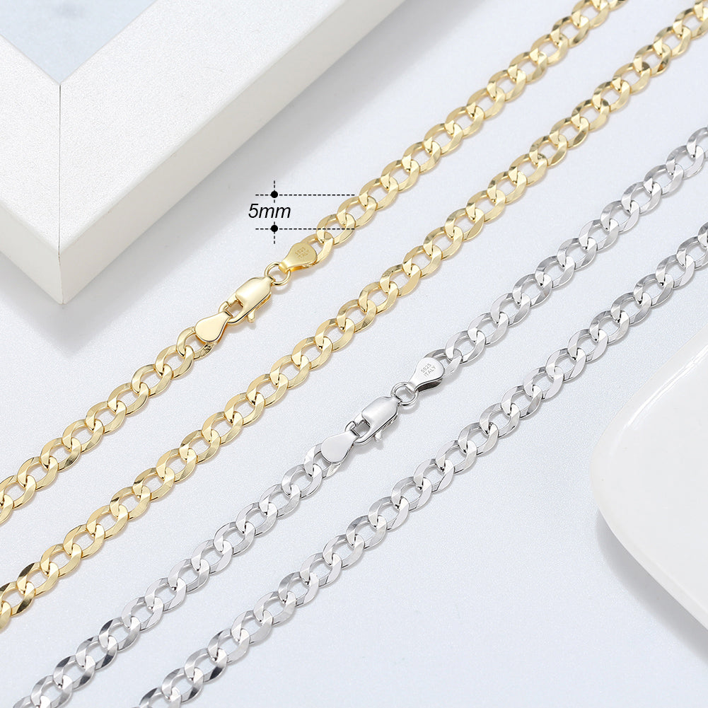 Italian Cuban set 5mm Gold - La Fratellanza Jewelry
