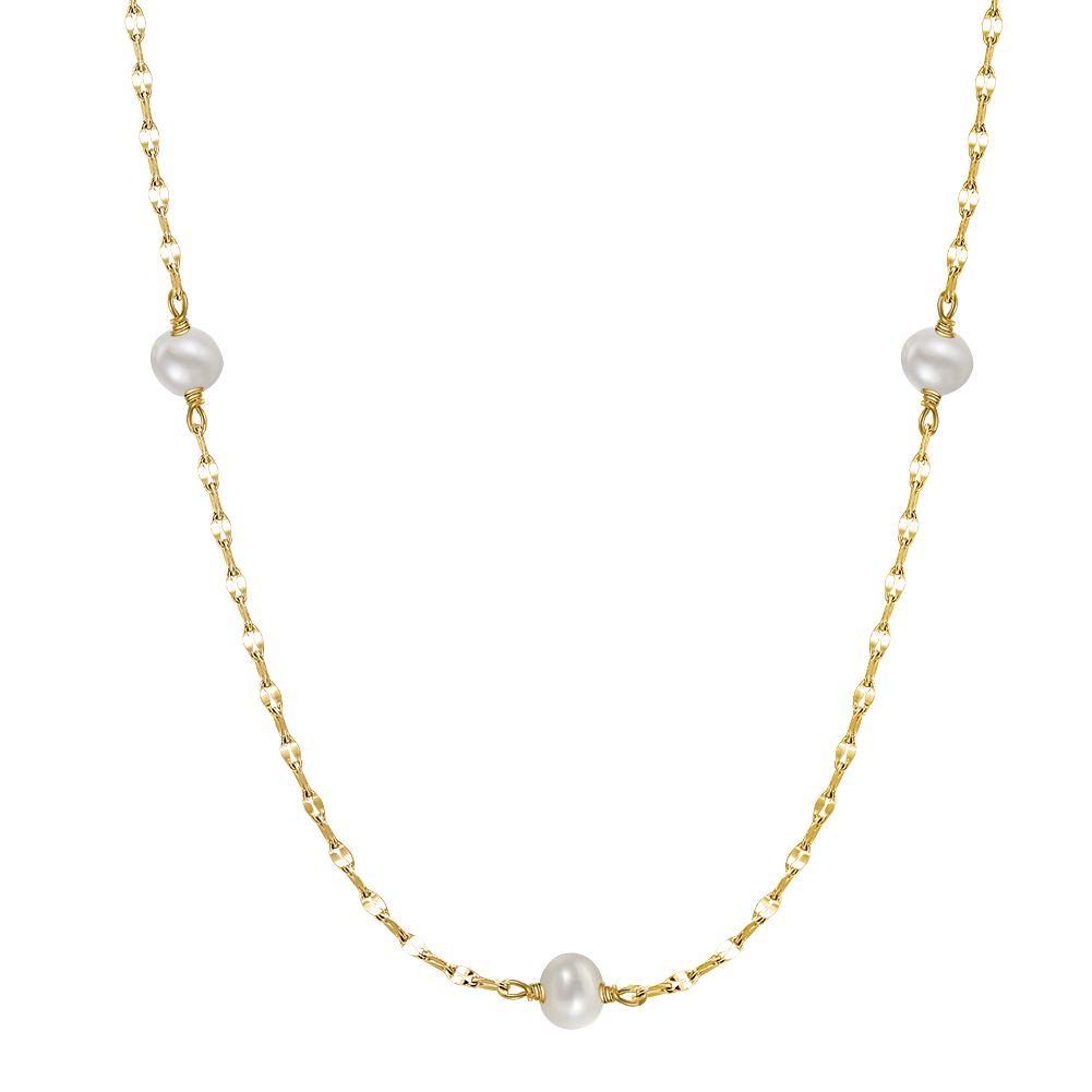 Loose Freshwater Pearl 14k Gold