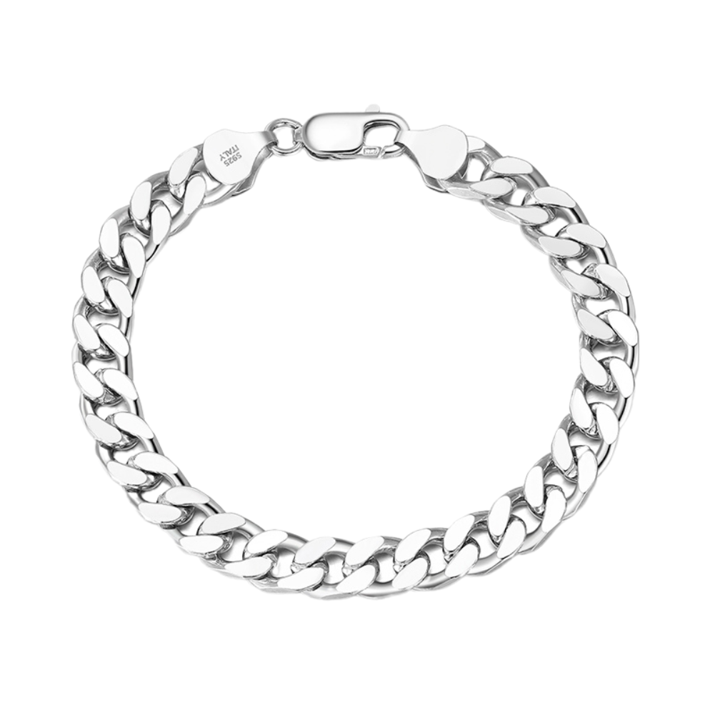 Cuban Bracelet 3.6mm White Gold