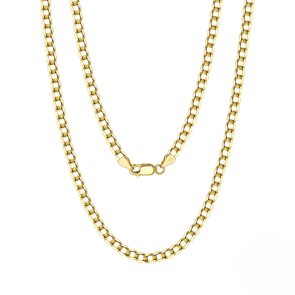 Italian Cuban Chain 3mm 18k Gold