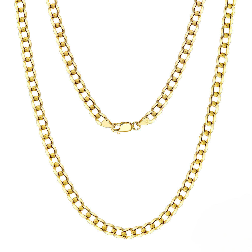 Italian Cuban Chain 5mm 18k Gold